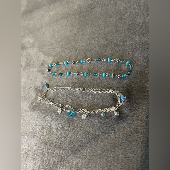 Set of 2 ankle bracelets - Picture 1 of 4